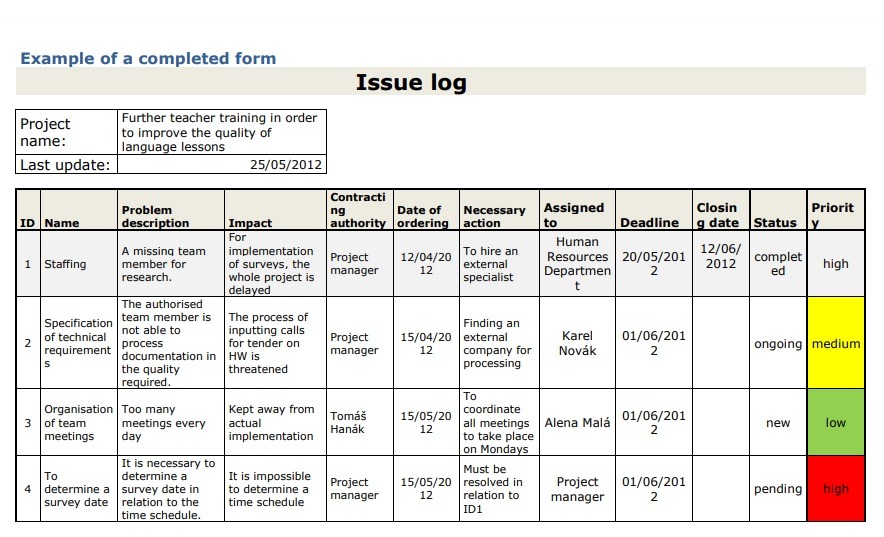 Issue Log Template Excel Templates Excel Spreadsheets Excel Www vrogue co