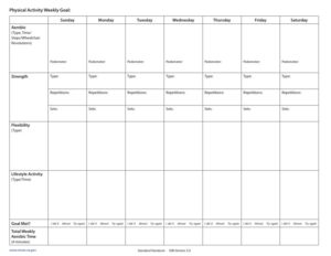 eas daily fitness assessment excel sheet