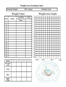 6+ Weight Loss Log Template | Free Log Templates